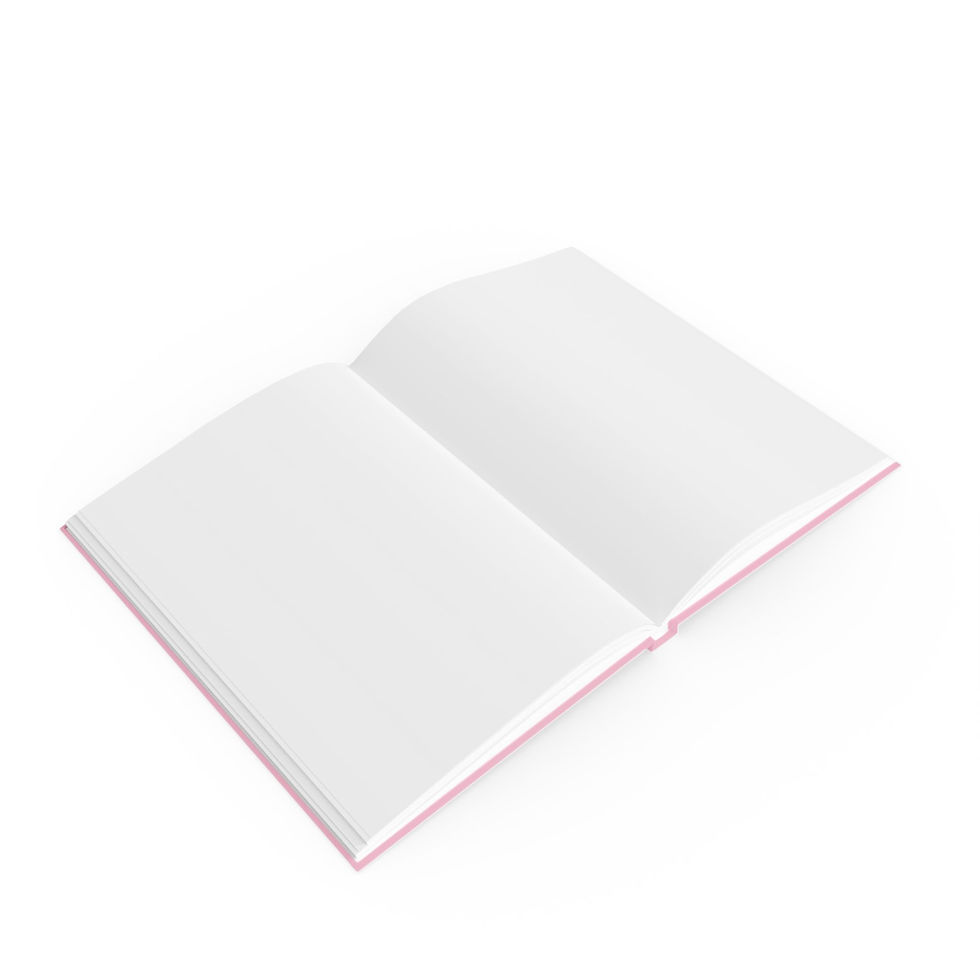 Thumbnail: Time Spent With Cats Statement Hard Back Journal - Light Pink