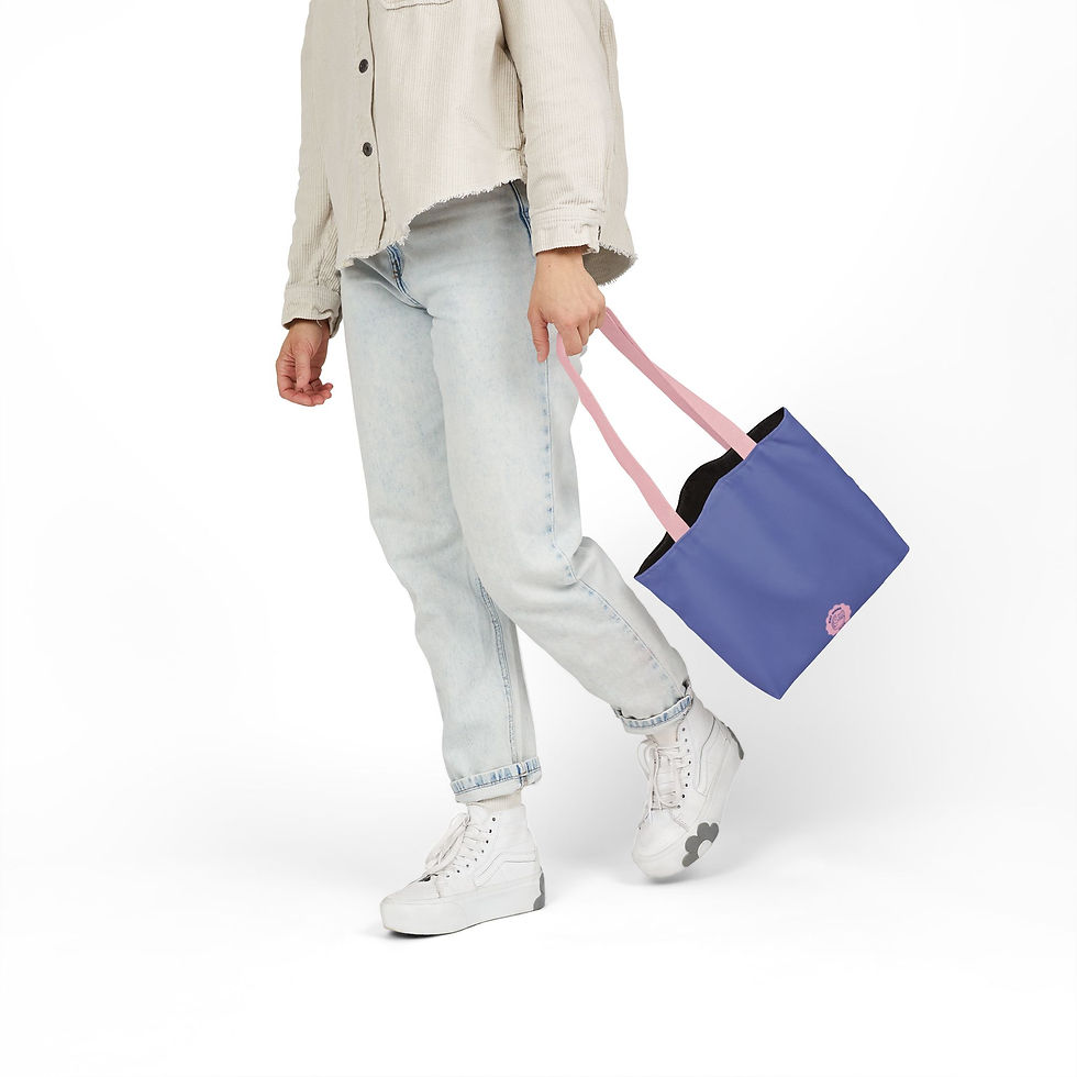 Thumbnail: Toebean Fanclub Tote Bag - Light Blue