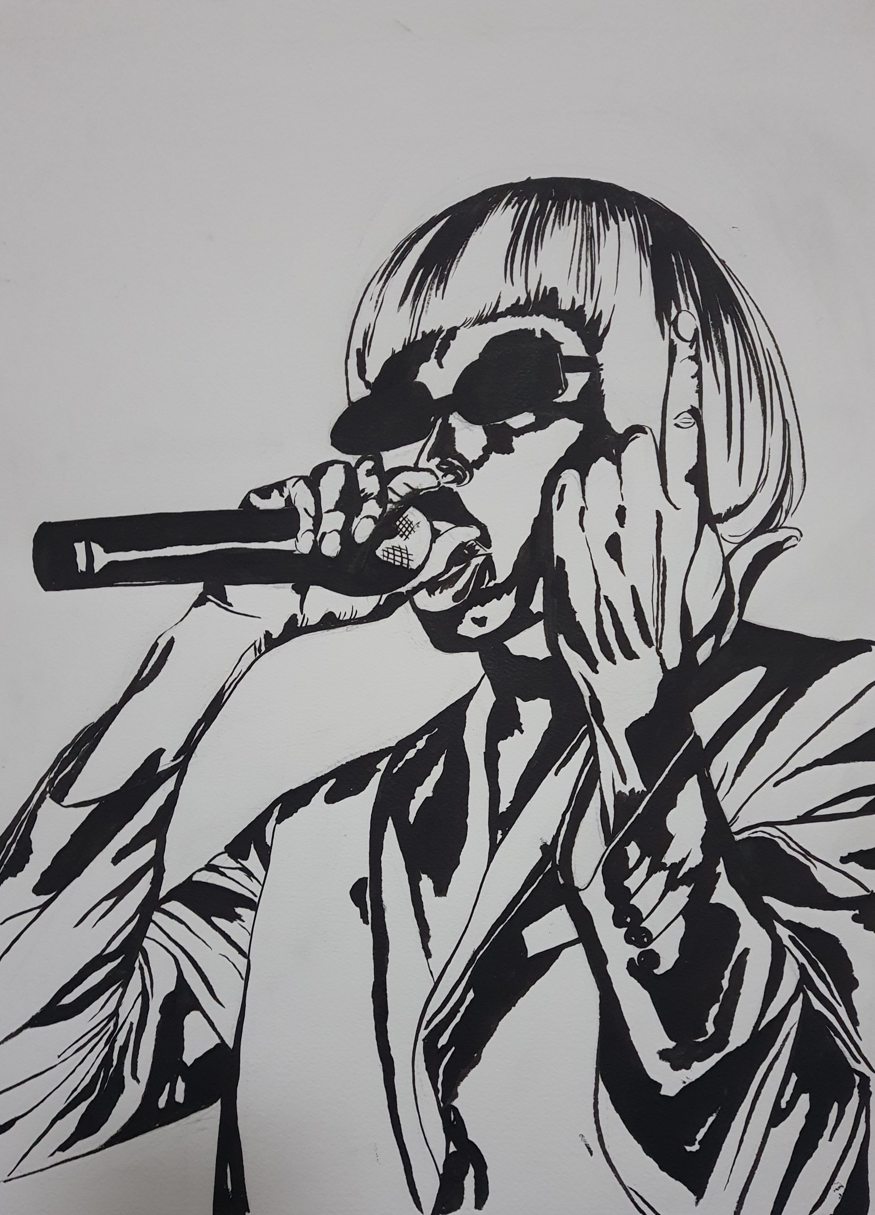 Tyler, the creator en tinta