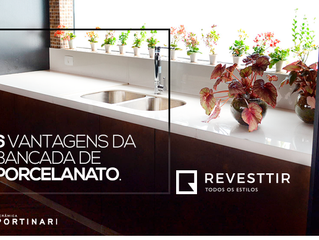 6 vantagens das bancadas de porcelanato