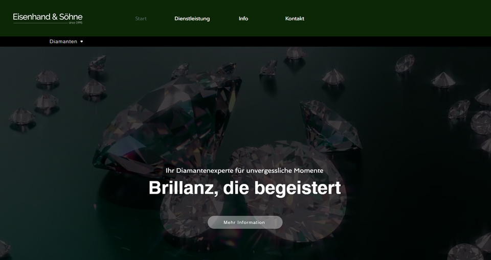 Website Eisenhand & Söhne
