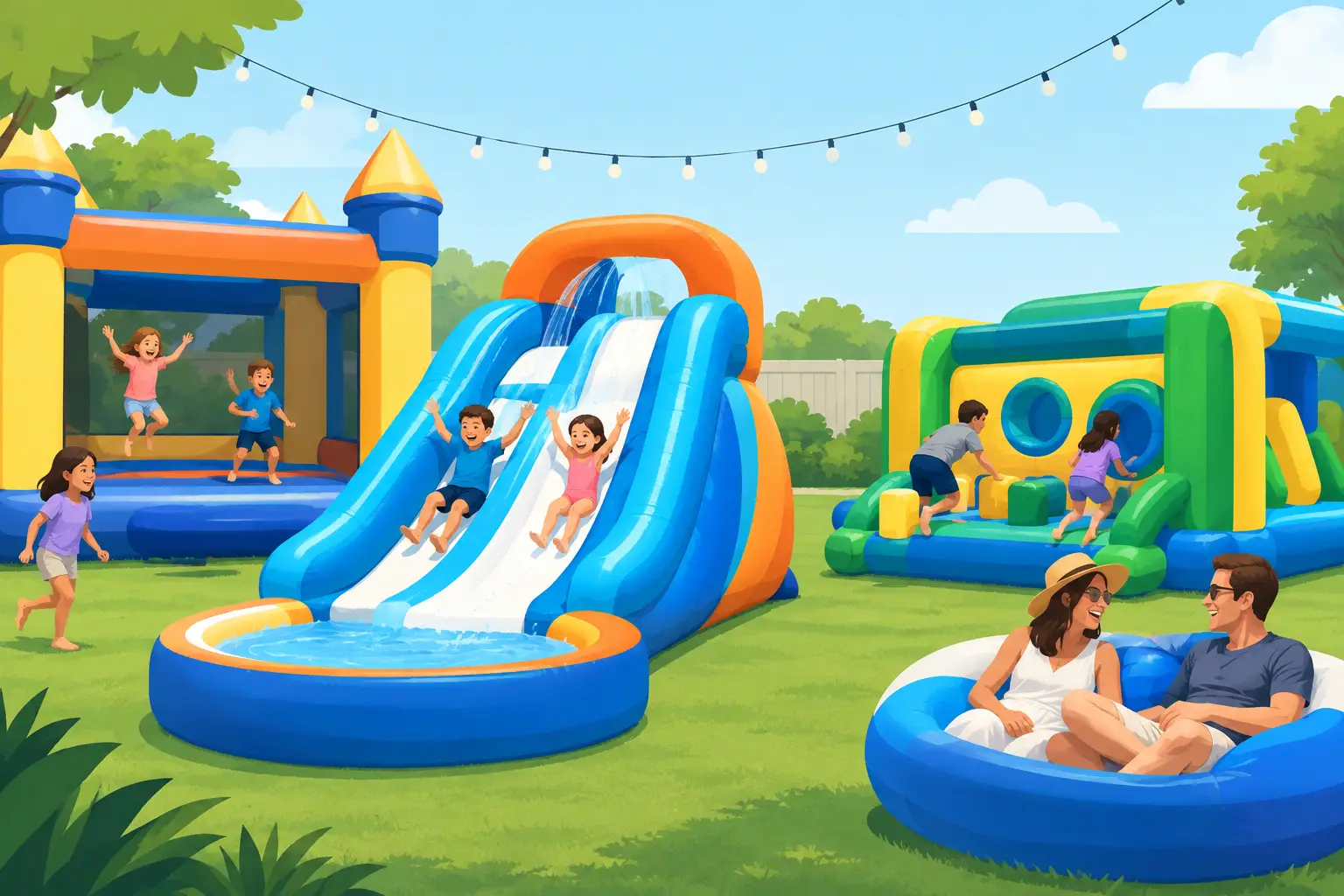 5 Best Inflatables for Mixed Ages at Parties