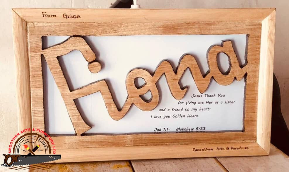 wood frame gift