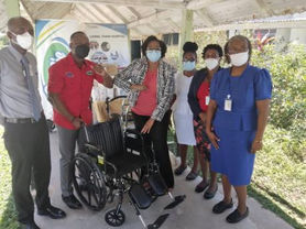 Sanmerna Foundation gifts Lionel Town Hospital well-needed supplies