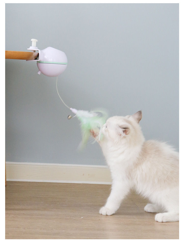 Thumbnail: Pet Toy Ball with USB Electric Teaser Wand (Replaceable)