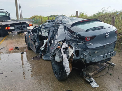 Tragedia: un muert0 deja accidente automovilístico en malecón de Coatzacoalcos