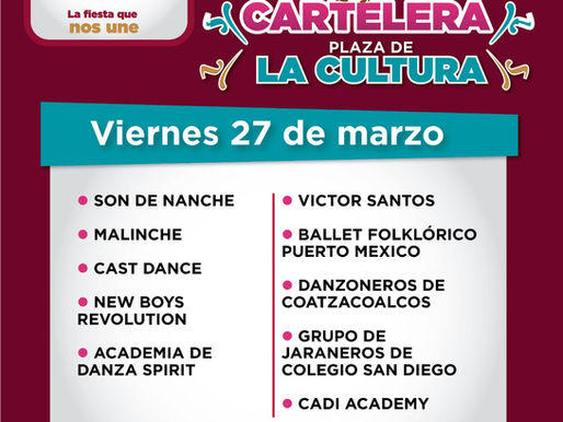 El corazón del arte late en la Expo Feria Coatza 2026