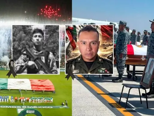 Homenajean a Jorge y Saúl, elementos de la Guardia Nacional de Veracruz muertos en operativo vs. El Mencho