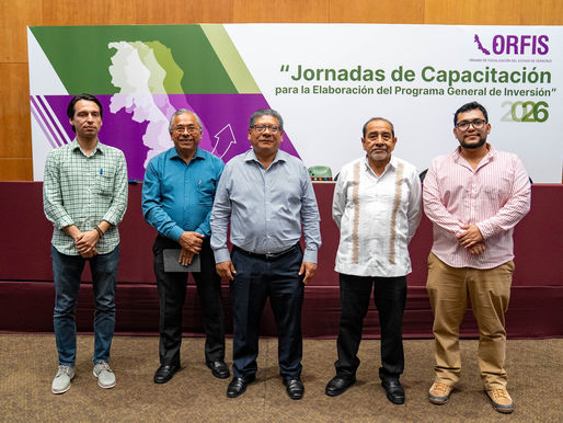 Guillermo Reyes Espronceda participa en Capacitación para la elaboración del Programa General de Inversión 2026.