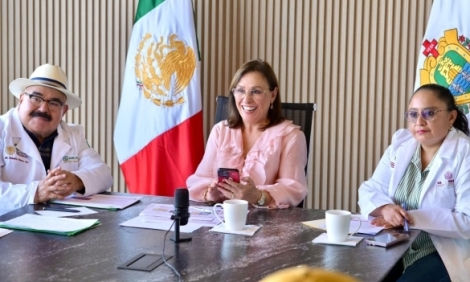 Veracruz aplicará 1.2 millones de vacunas contra sarampión; Nahle participa en reunión con Sheinbaum.