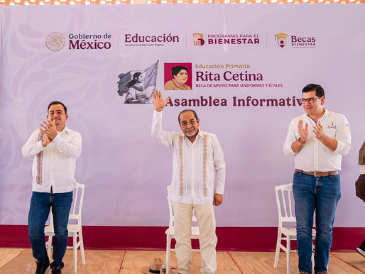 Coordinación entre los tres niveles de gobierno impulsa Becas del Bienestar en la región sur.