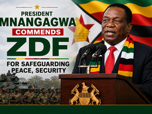 President Mnangagwa Commends ZDF for Safeguarding Peace, Security