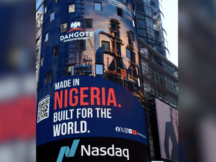 Dangote Refinery 'Illuminates' Times Square in New York