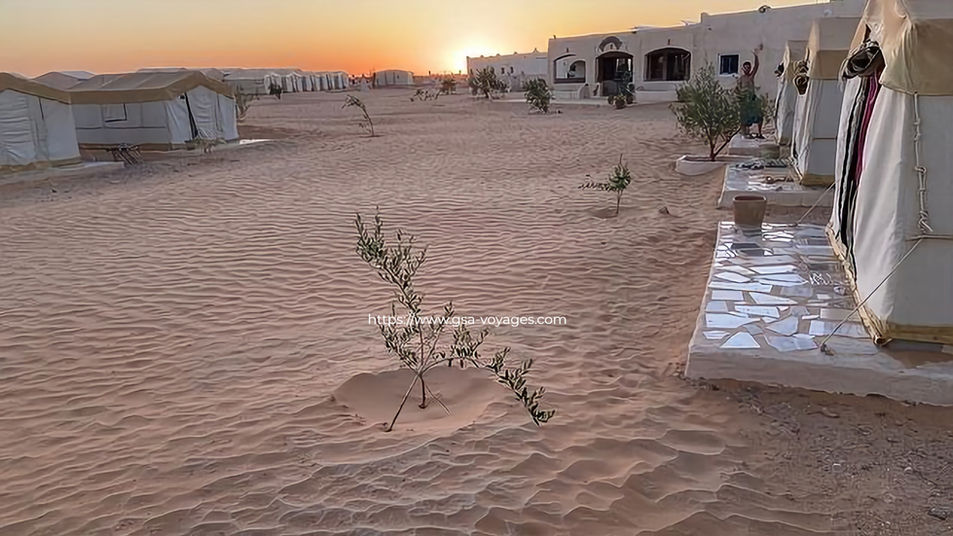 The Zmela camp - Ksar Ghilane - Tunisia
