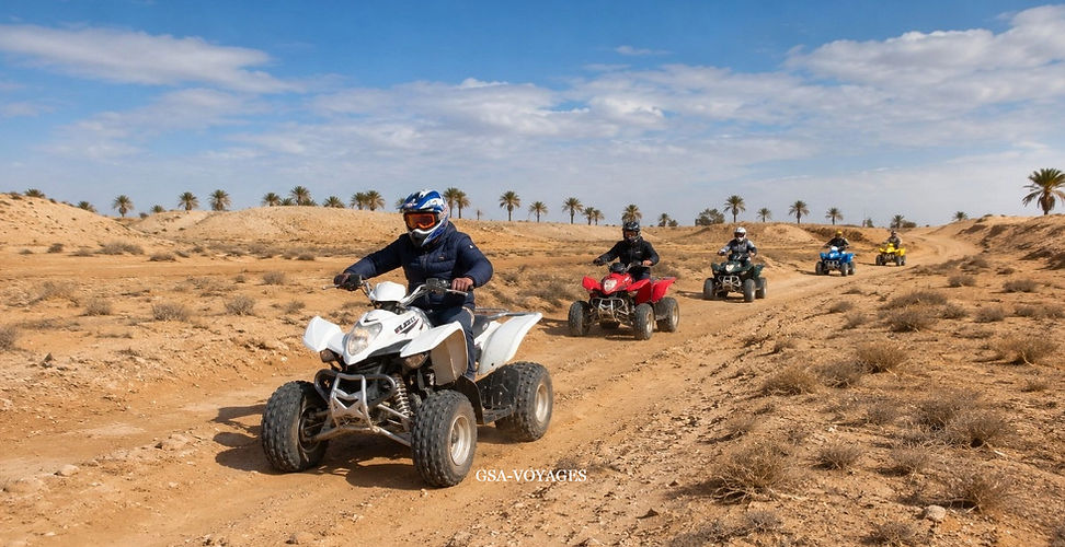 Balade en quad sur les pistes de Djerba