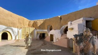 Hôtel Sidi Idriss à Matmata, la Ferme des Lars avec Chewbacca, décor original de Star Wars.