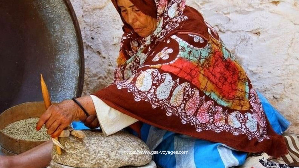 The Berber with a Grain Mill - Matmata - Tunisia