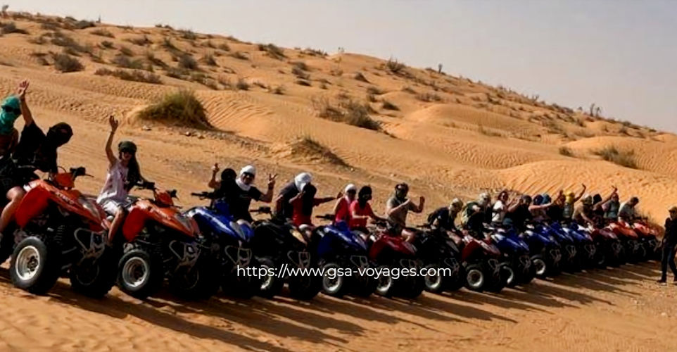 Quad in the Tunisian desert - Tunisia