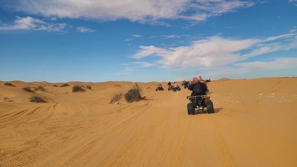 Départ en quad pour 3h d’aventure dans les dunes de Douz