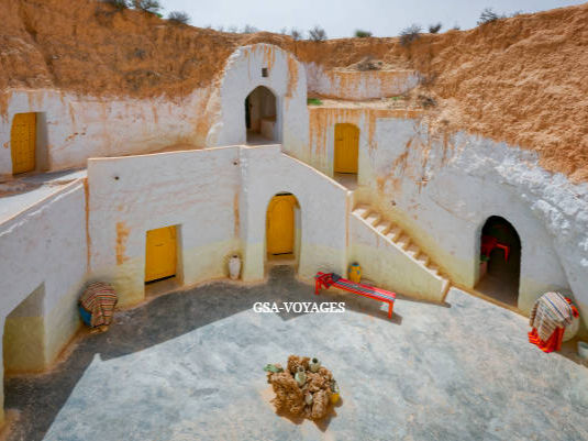 Matmata Tataouine trip hillside troglodyte houses