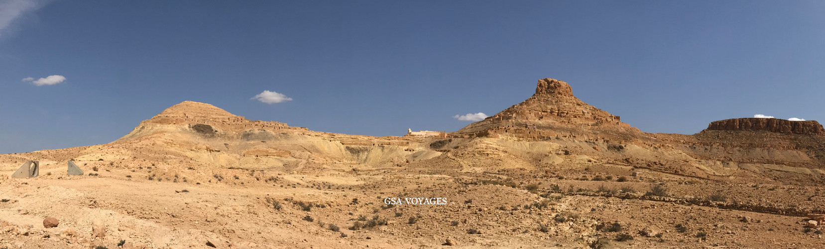 Tunisia Day Tour – panoramic view of Guermassa in the berber region
