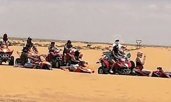 Quad ride in Ksar Ghilane desert, from Djerba.