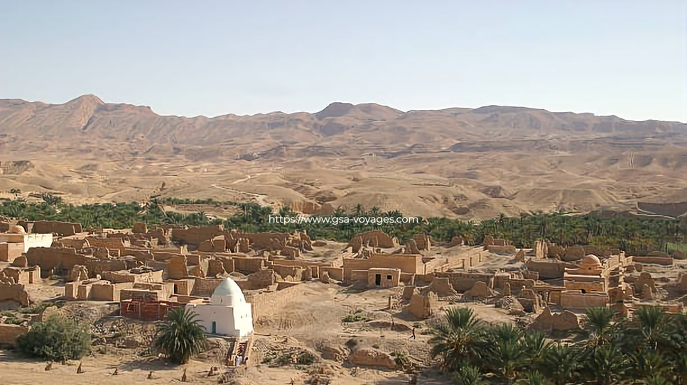 circuit sud tunisien oasis Tamerza Tozeur voyage depuis Zarzis
