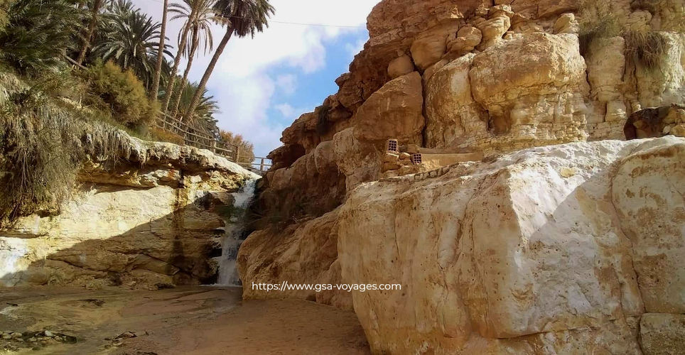 Tamerza - Mountain oasis - Tozeur - Tunisia