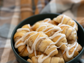 Maple Glazed Vanilla Walnut Rugelach