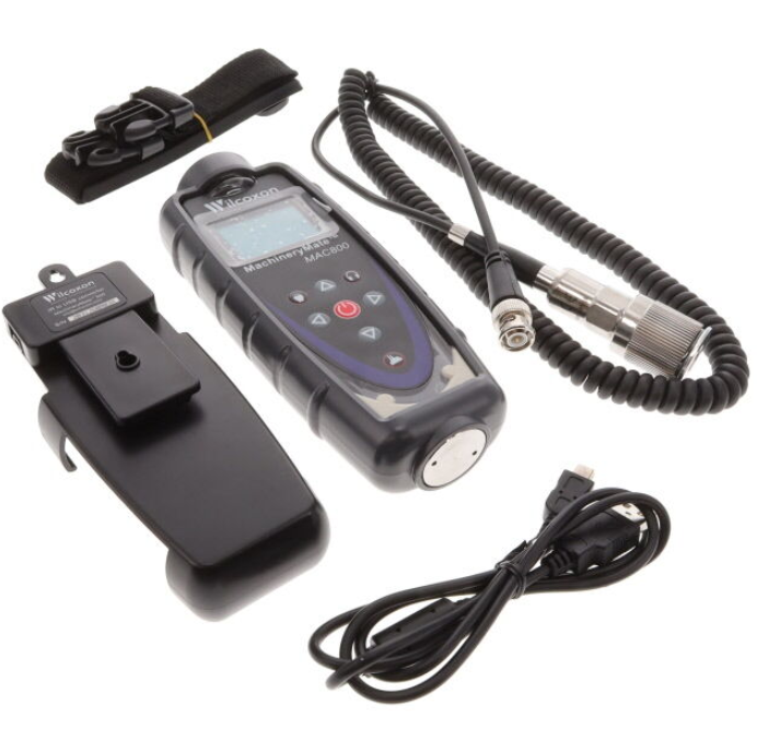 The Amphenol Wilcoxon MachineryMate MAC800 Vibration Meter is designed for ease of vibration data collection as part of a plant condition monitoring program.