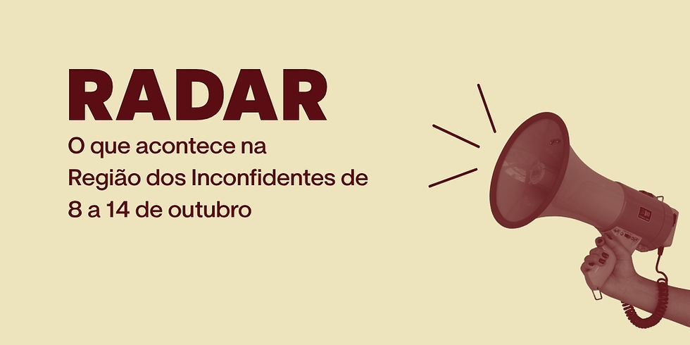 RADAR | Notas da semana 8 a 14 de outubro