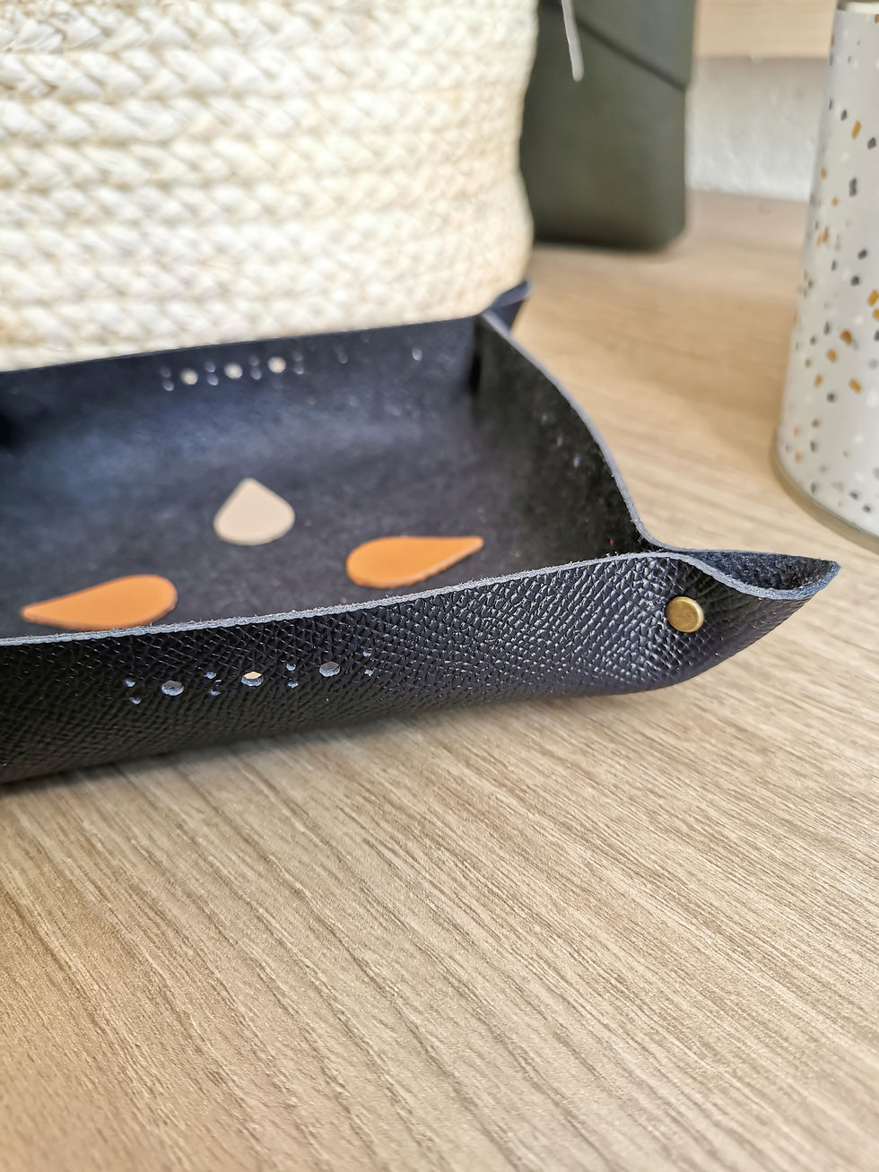 Miniature : Vide poches en cuir