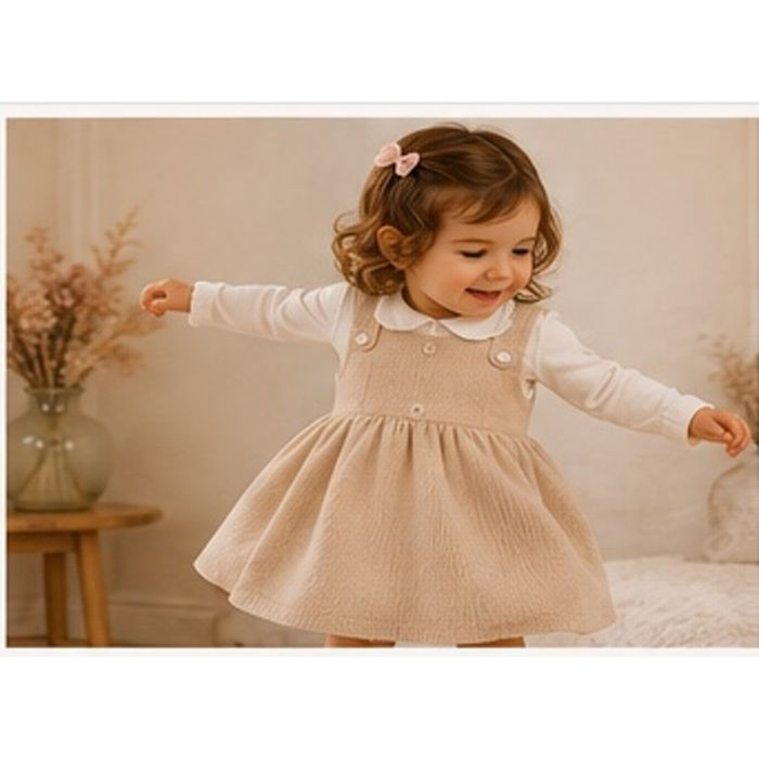 Incantesimi Baby Cashmere Pinafore Dress