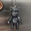 Thumbnail: Back Speckled Bear Resin Keychain 