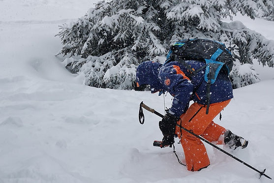 Avalanche rescue training