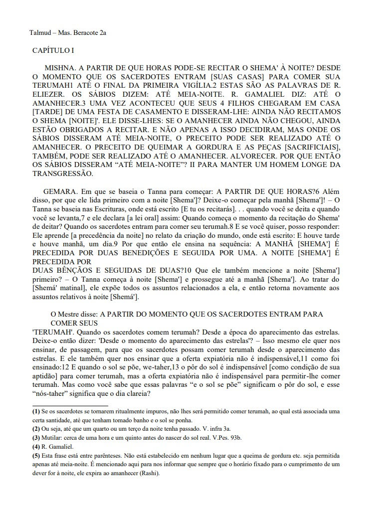 Thumbnail: Talmud Berakhot Completo Português 2a & 64a PDF