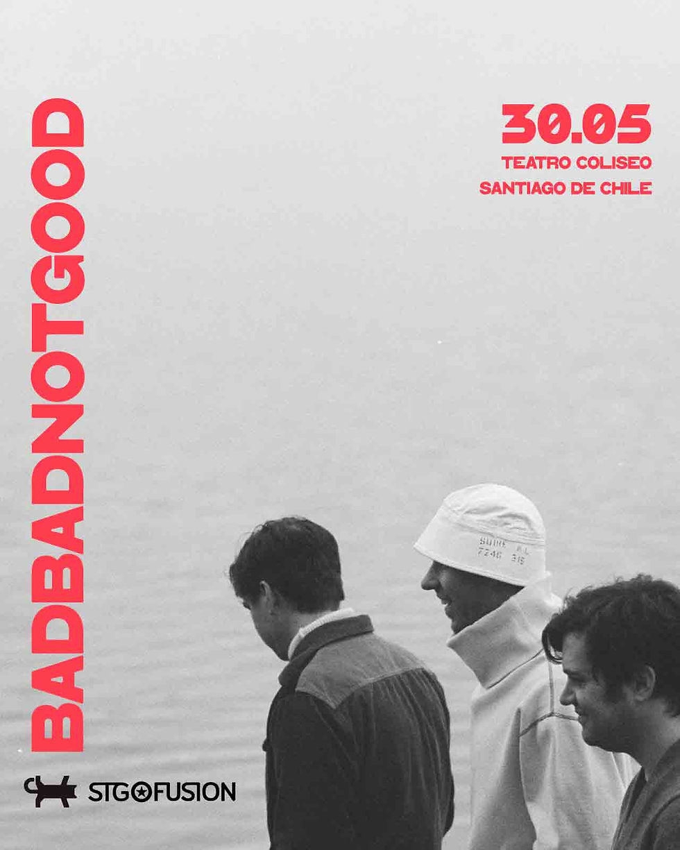 BADBADNOTGOOD regresa a Chile: martes 30 de mayo en Teatro Coliseo