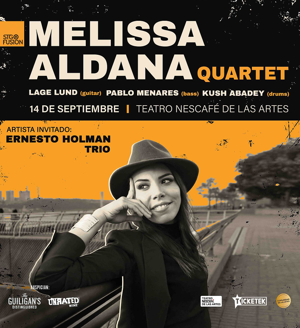 Melissa Aldana confirma show en Chile: 14 de septiembre en Teatro Nescafé de las Artes