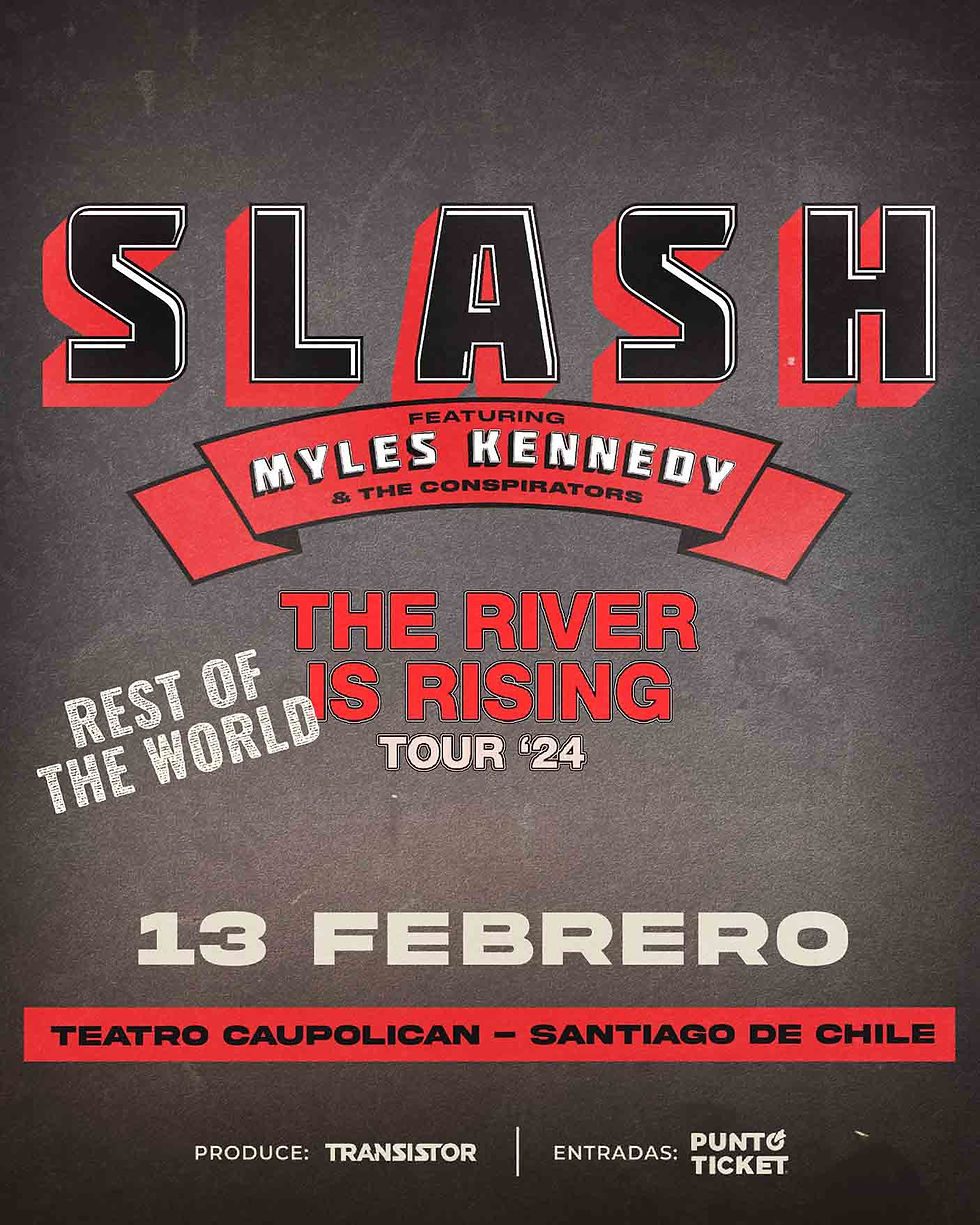 Slash Ft. Myles Kennedy and The Conspirators regresa a Chile: 13 de Febrero en Teatro Caupolicán