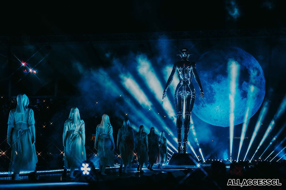 The Weeknd en Chile | foto: @lukascruzat