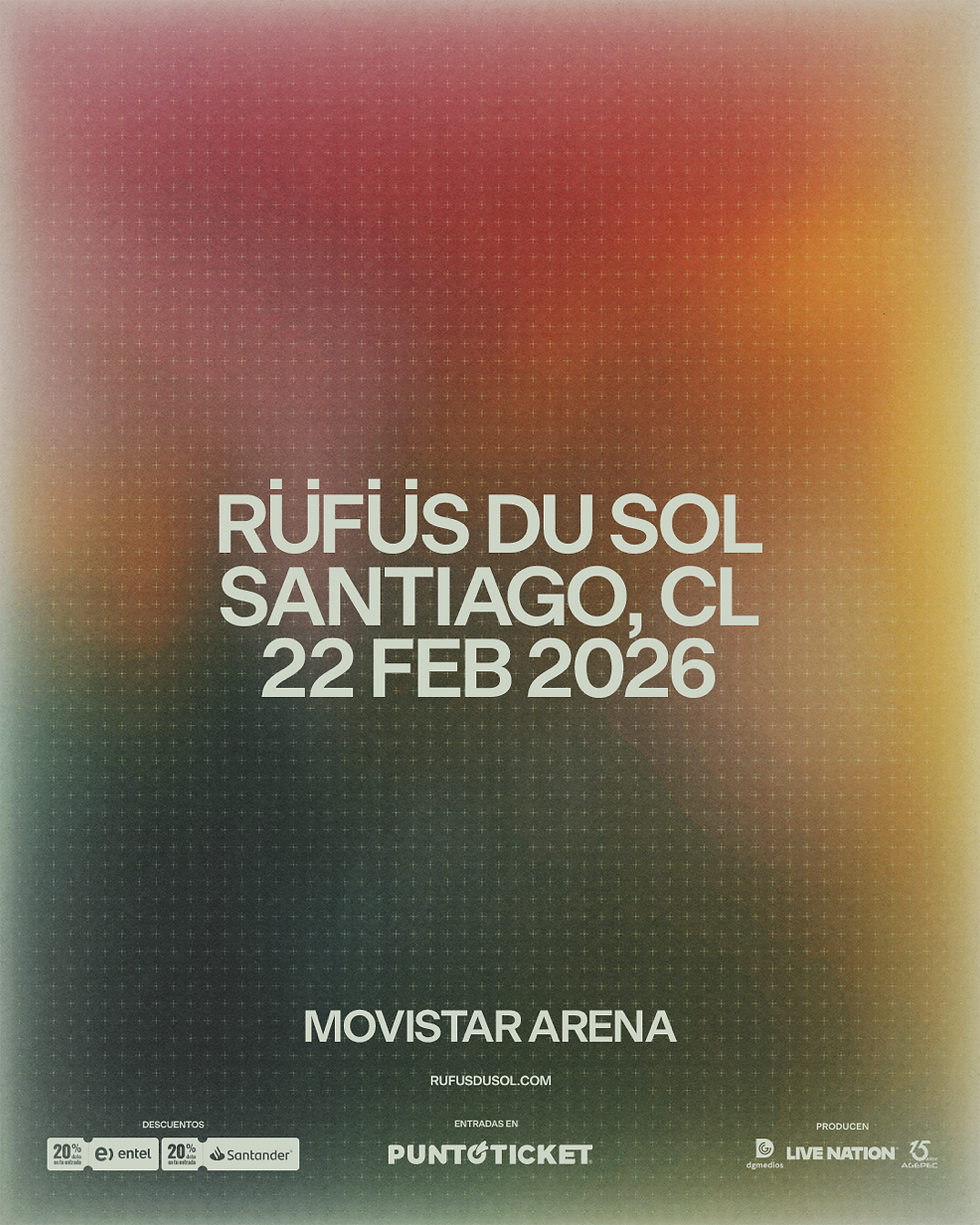RÜFÜS DU SOL regresa a Chile el próximo 22 de febrero en Movistar Arena