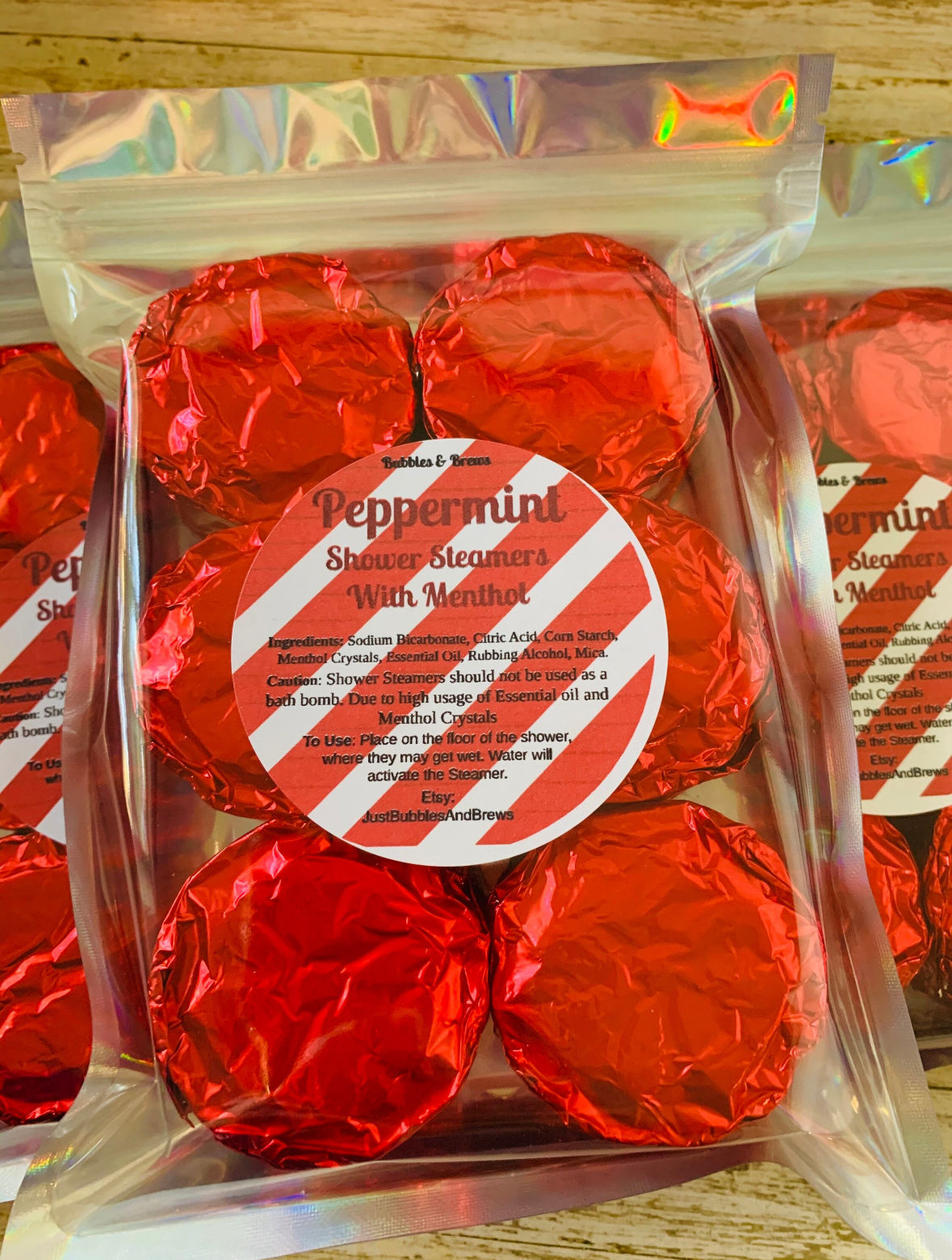 Peppermint Shower Steamers