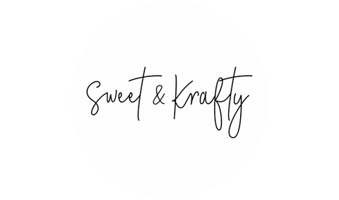 Logo for Sweet & Krafty Personalised Prints e-commerce store based in Birmingham