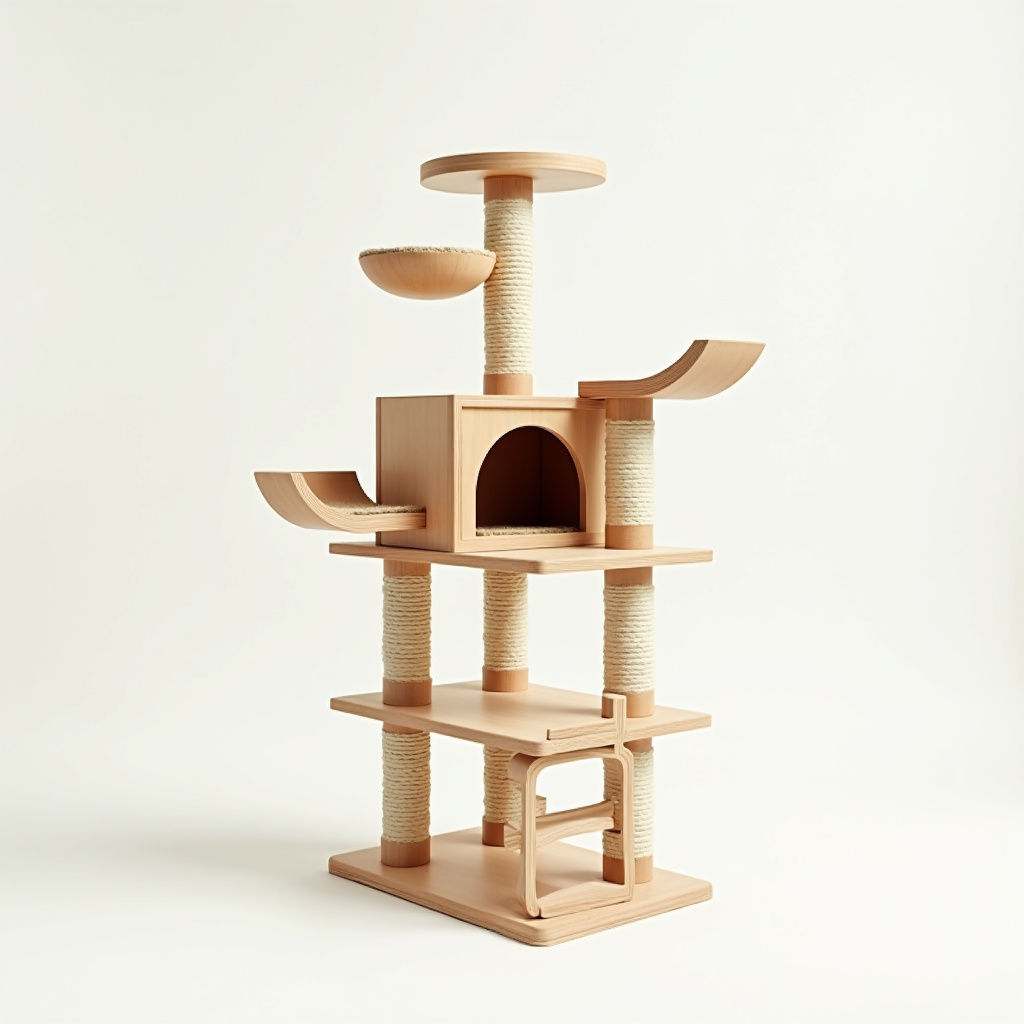 Wooden Cat Tree