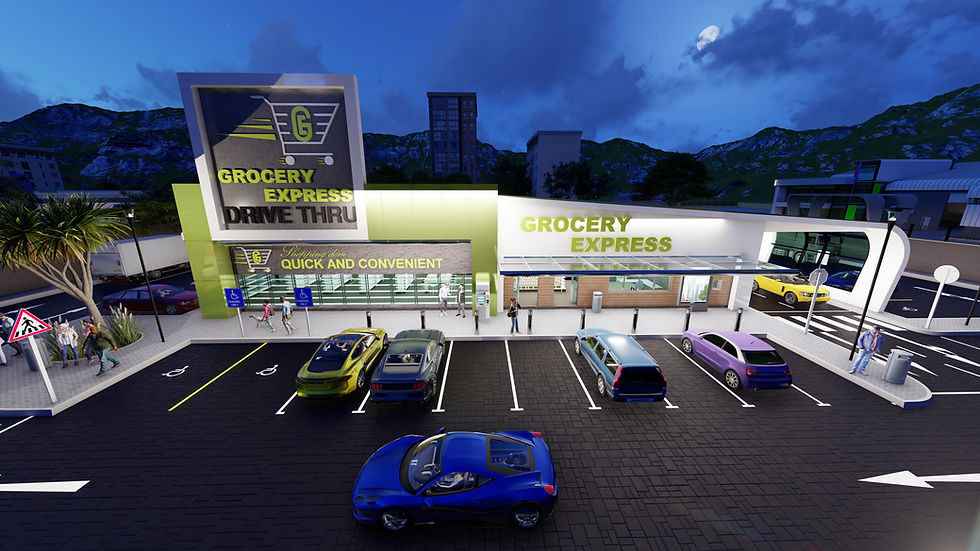 Thumbnail: Drive Thru Convenience Groceries Center