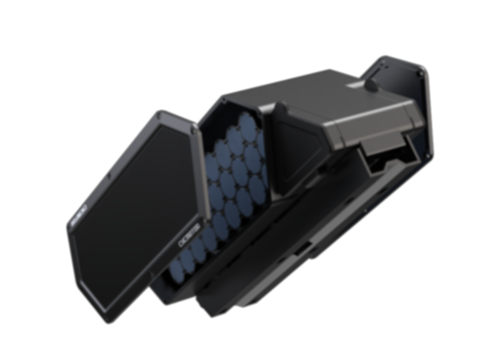 Explosion view for A-Series batteries