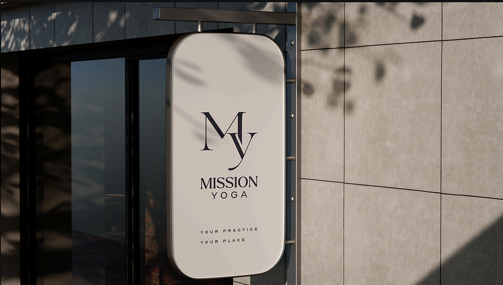 Mission Yoga website class schedule page design