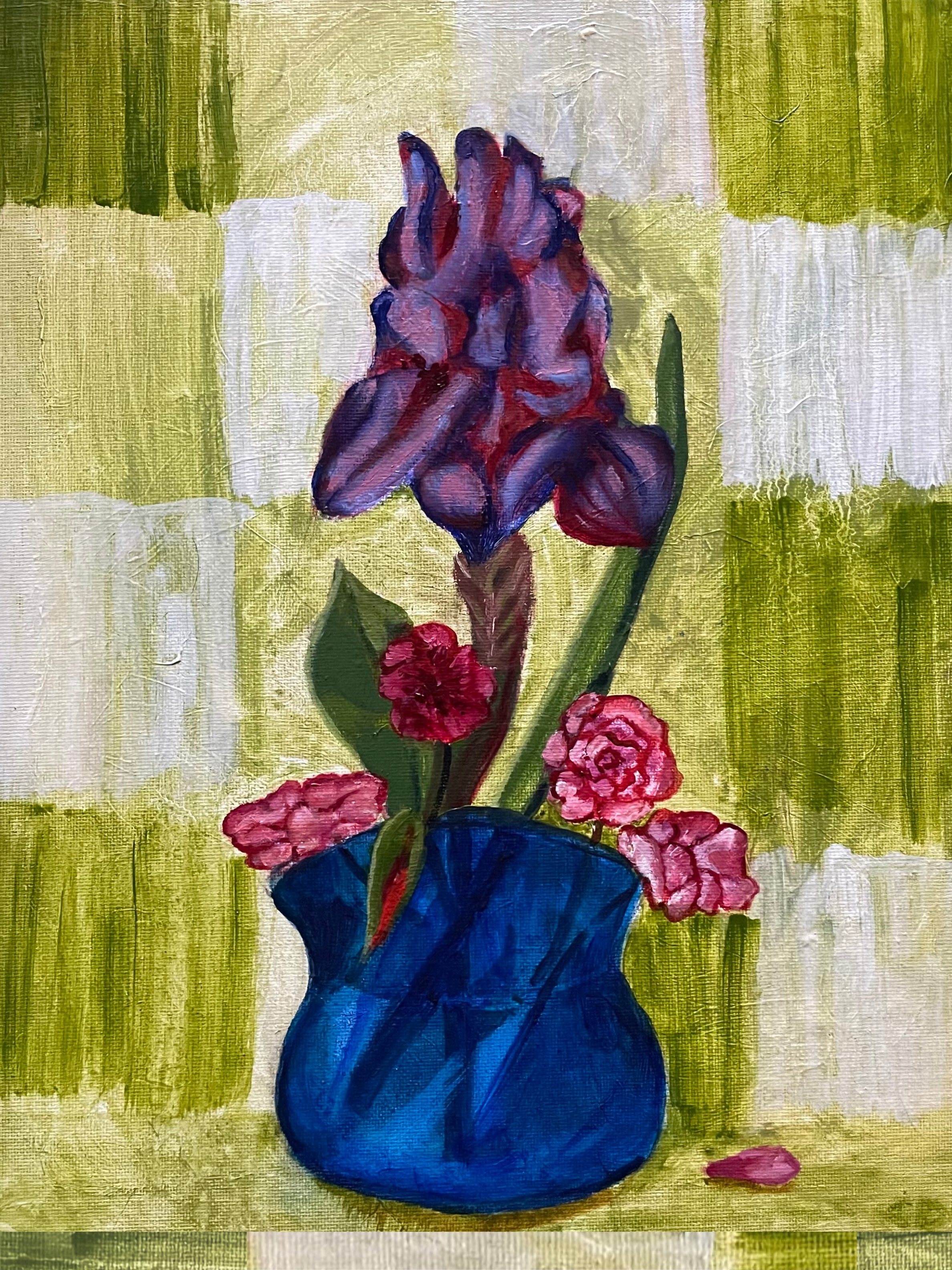 Print: "Iris & Carnations"