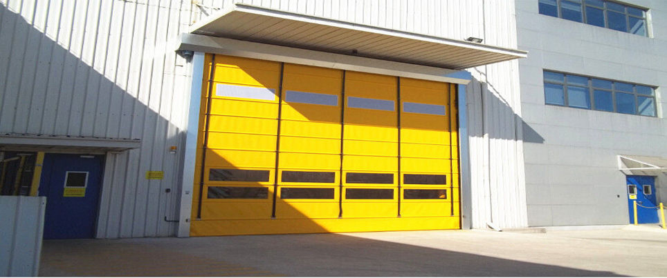 High Speed PVC External Stacking doors