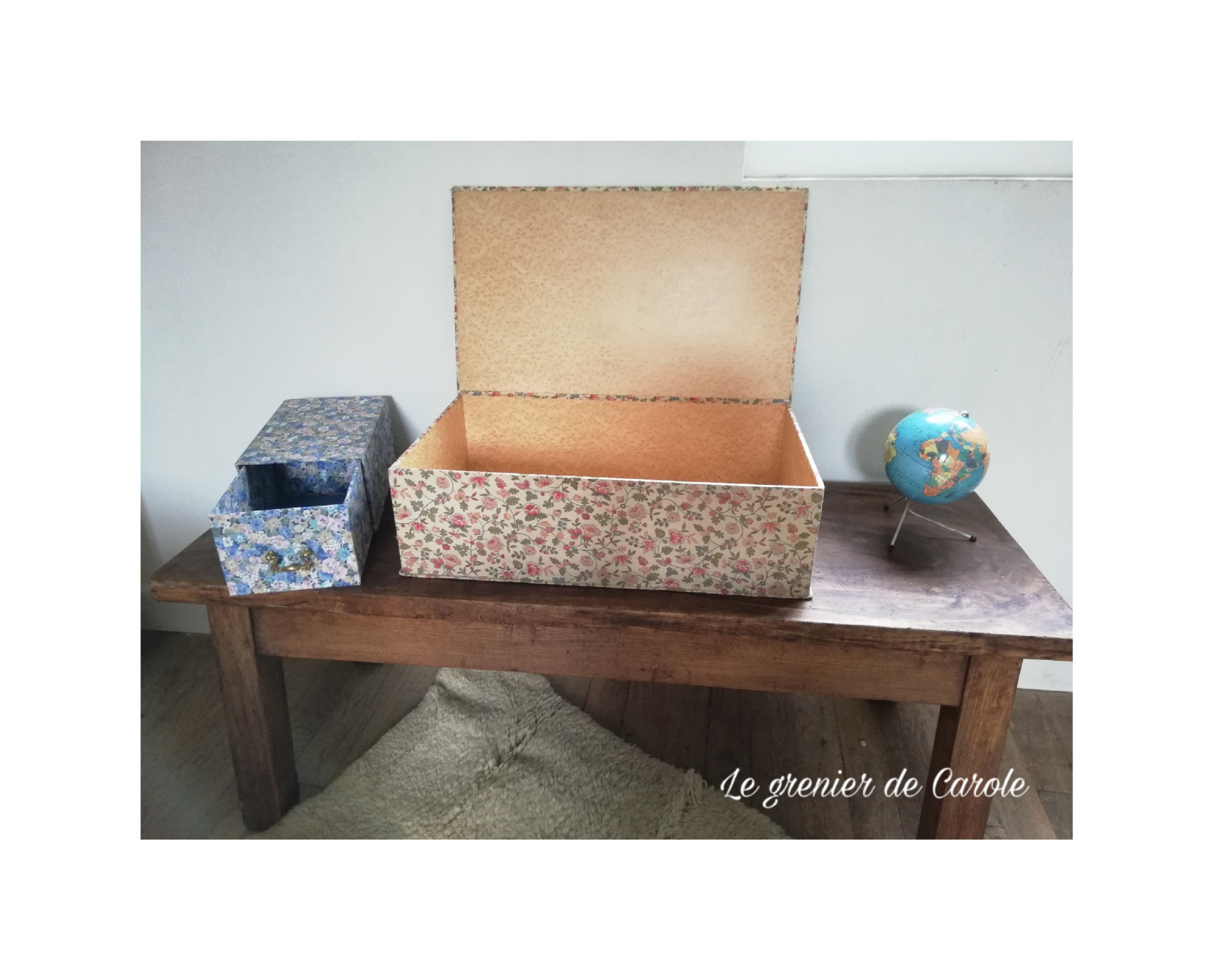 Deux boîtes vintage